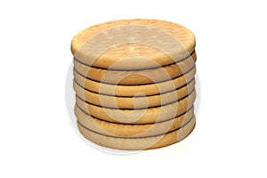 Cookie isolated on white background