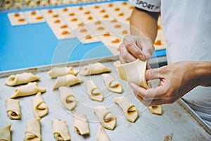 Cookie making factory bakery fresh cook biscuit