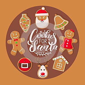 Cookie for Santa Claus Poster Christmas Sweets