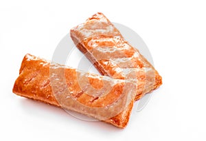 Cookie stiks over the white background