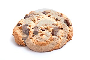 Cookie on white background