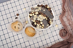 Cookies on the breakfast table