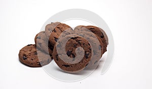 Cookies with chocolate