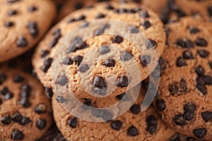 The cookies with chocolate chip