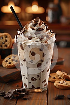 a cookies and cream milkshake