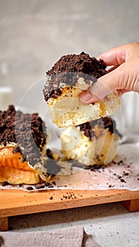 cookies crumbs bread