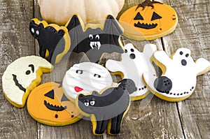 Cookies decorated halloween