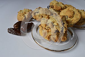 Cookies with dried dates photo