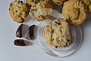 Cookies with dried dates photo