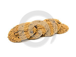 Cookies isolated on white background