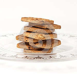 Cookies isolated on white background