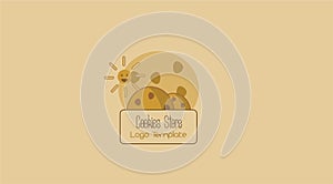 Cookies store-logo template