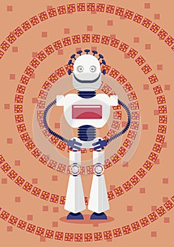 Cookies swirl or illustration of how our preferences, likes and dislikes are detected by artificial intelligence