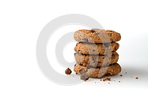 Cookies on a White Background