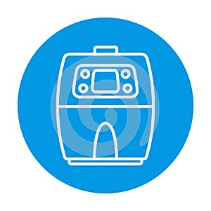 Cooking air fryer appliance icon vector for graphic design, logo, website, social media, mobile app, UI illustration