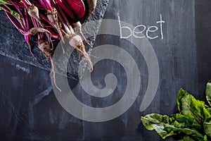 Cooking beetroot meal