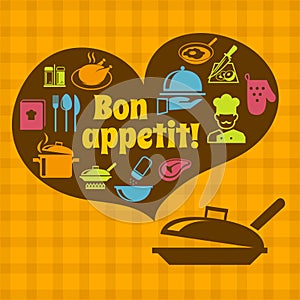 Cooking bon appetit poster