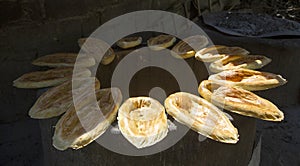 Cooking Caucasian Lavash in Tandoor