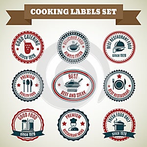 Cooking chef labels