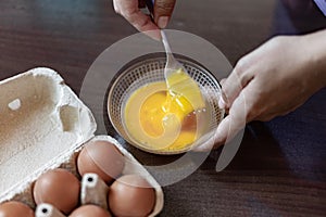 Cooking chicken eggs