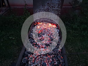 Cooking coals for a good kebab