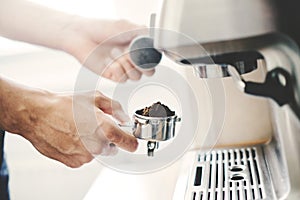 Cooking coffee with automatic coffeemachine