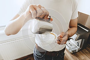 Cooking coffee with automatic coffeemachine