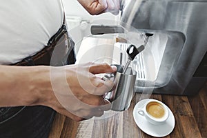 Cooking coffee with automatic coffeemachine