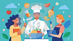 A cooking competition with neurodivergent chefs challenging societal norms and showcasing the incredible culinary skills photo