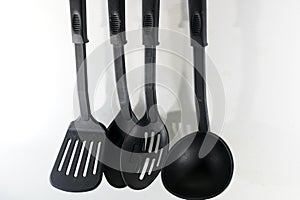 Cooking cutlery simplifies cooking in the kitchen and was photographed here in the studio