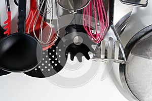 Cooking cutlery simplifies cooking in the kitchen and was photographed here in the studio