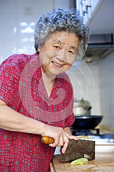 Cooking grandmother
