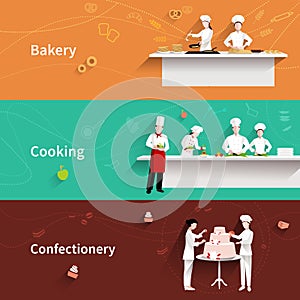 Cooking Horizontal Banners