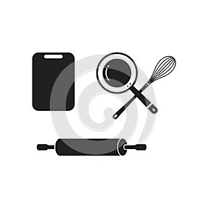 Cooking icon template vector