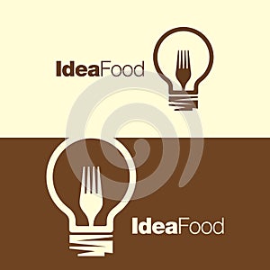 Cooking ideas symbol icon/ logo template