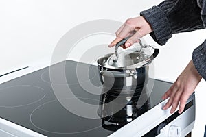 Cooking on the induction cooker