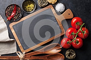 Cooking ingredients and utensils