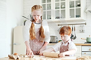 Cooking with kids.