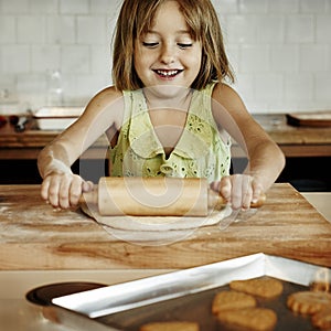 Cooking Kids Cookies Baking Bake Concept