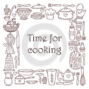 Cooking kitchen icons