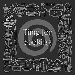 Cooking kitchen icons