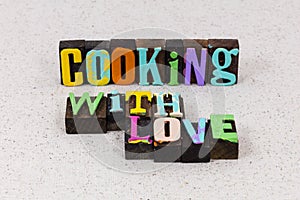Cooking love food family home together healthy heart recipe