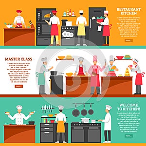 Cooking Master Class Horizontal Banners