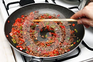 Cooking Minced meat sauce