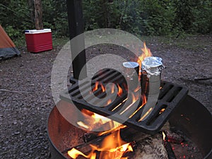 Cooking Over a Campfire