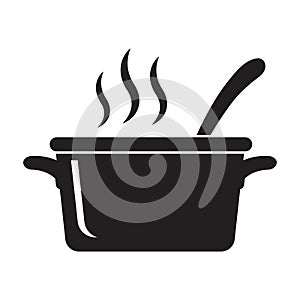 Cooking pan icon, Pot icon