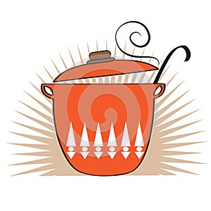 Cooking pan icon