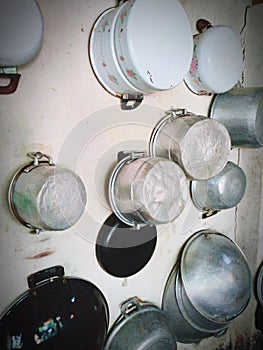 Cooking pan white panci