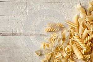Cooking pasta background