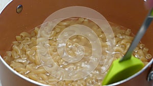 Cooking Pasta in the hot pot